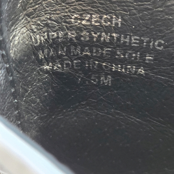 Jeffrey Campbell Czech Combat Boots 7.5M White Black Buckle Lug Sole Platform - Picture 9 of 9